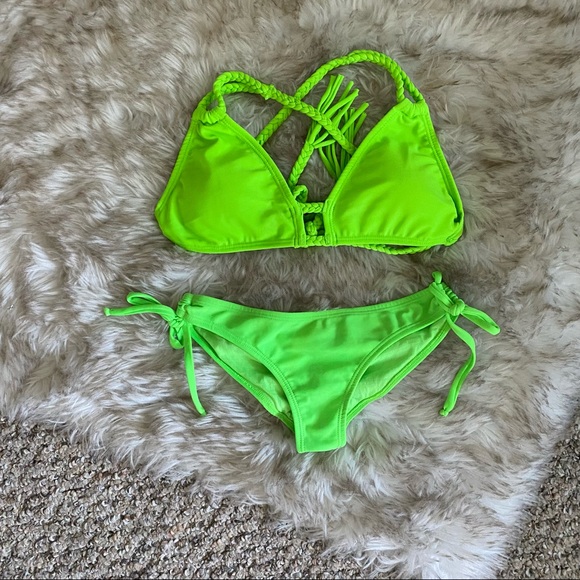 Pakaloha Swim Pakaloha Lime Green Bikini Poshmark